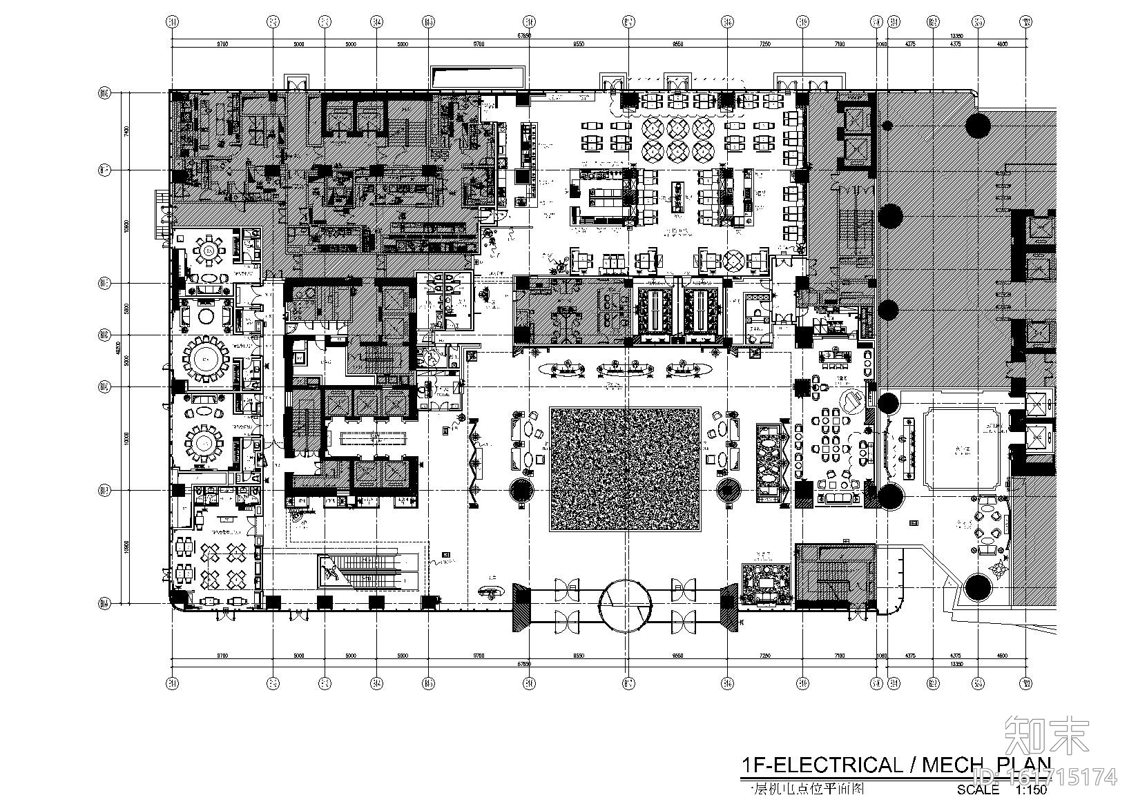 [云南]昆明知名地产酒店全套施工图+效果图cad施工图下载【ID:161715174】