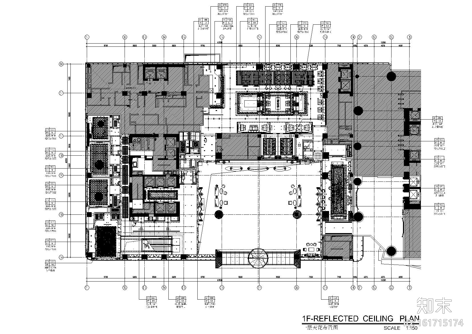 [云南]昆明知名地产酒店全套施工图+效果图cad施工图下载【ID:161715174】