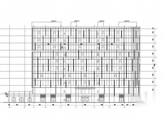 [上海]现代风格商务酒店建筑施工图（2015年图纸 顶...cad施工图下载【ID:167937184】