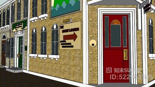 城北岩店SU模型下载【ID:522963995】