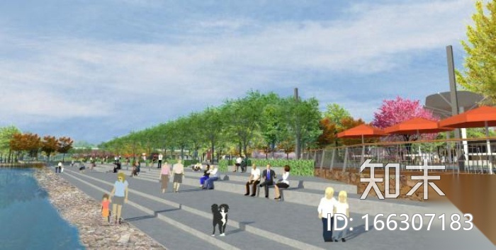 [江苏]城市廊道生态湿地核心公园系统城市规划景观设计cad施工图下载【ID:166307183】