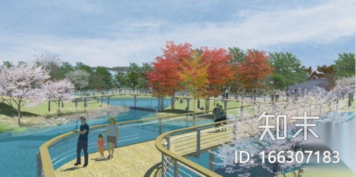 [江苏]城市廊道生态湿地核心公园系统城市规划景观设计cad施工图下载【ID:166307183】