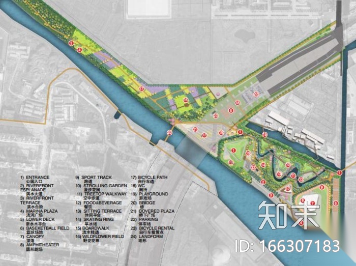 [江苏]城市廊道生态湿地核心公园系统城市规划景观设计cad施工图下载【ID:166307183】