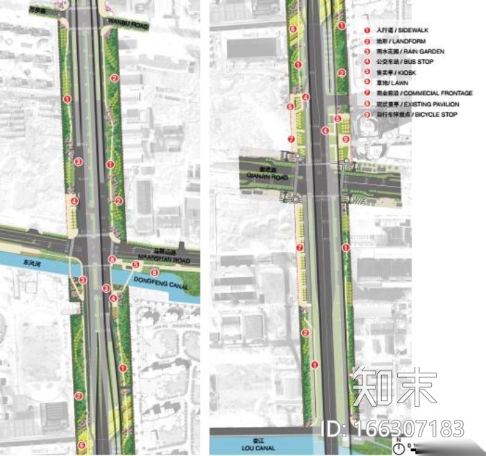 [江苏]城市廊道生态湿地核心公园系统城市规划景观设计cad施工图下载【ID:166307183】