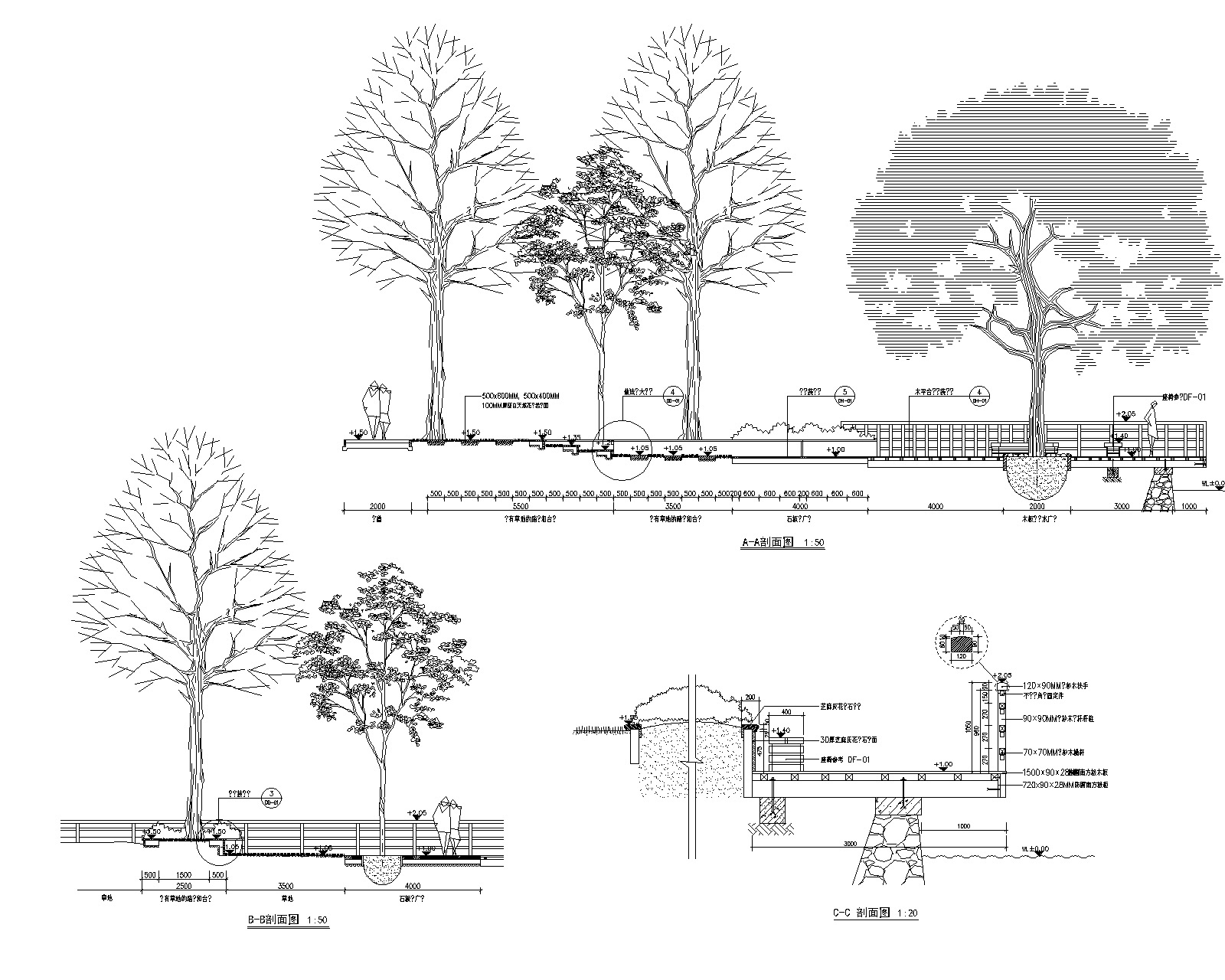 [重庆]天骄年华居住区景观全套CAD施工图-省重点项目cad施工图下载【ID:161022108】