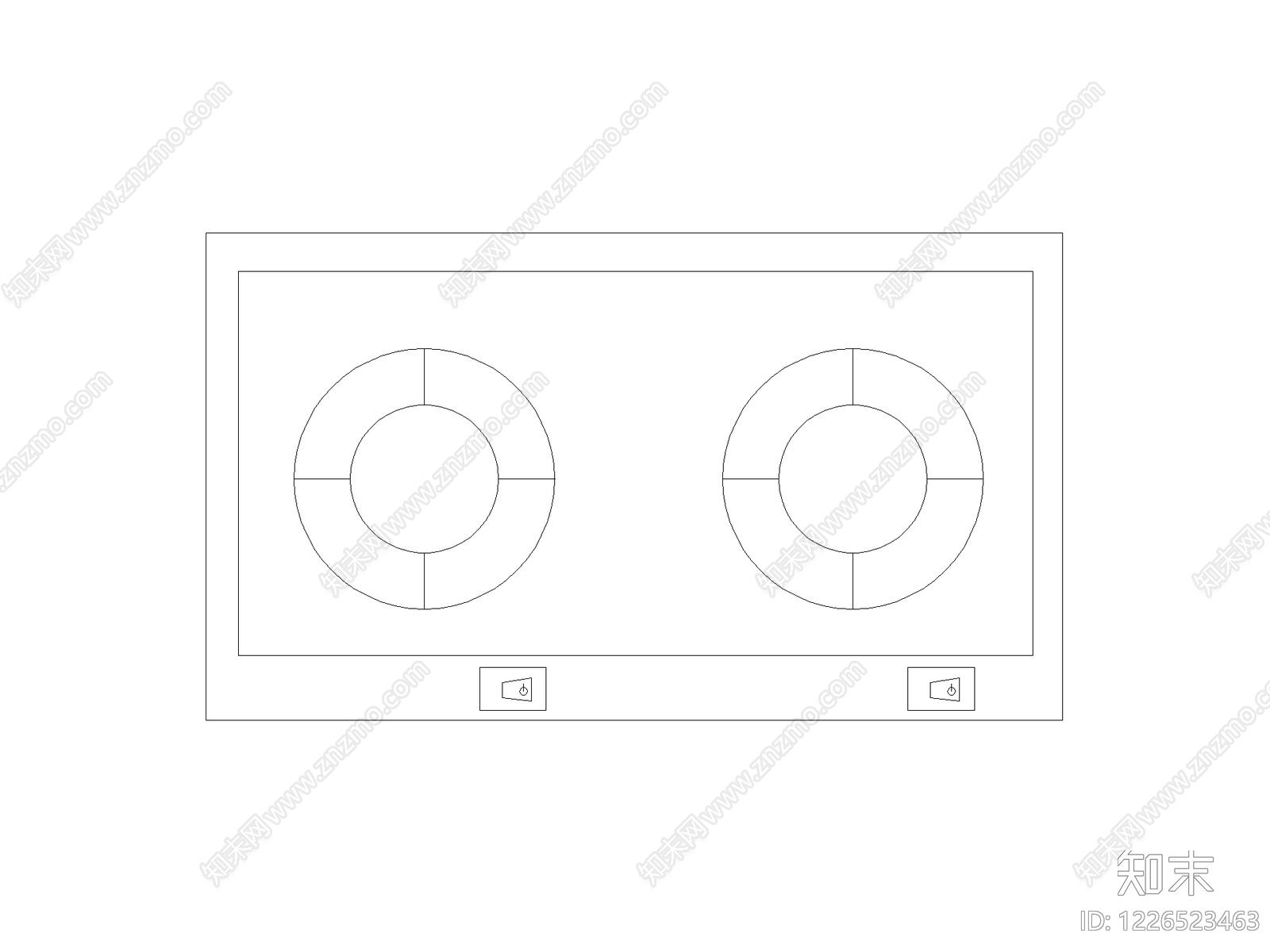 厨房设施CAD图纸
