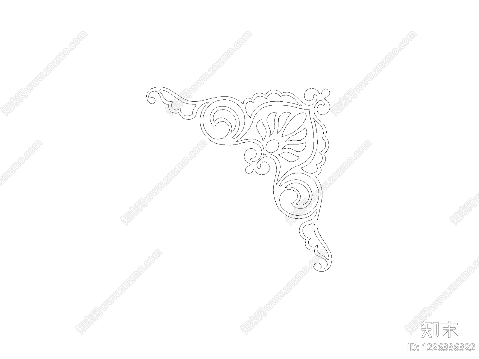 雕塑装饰构件CAD图纸