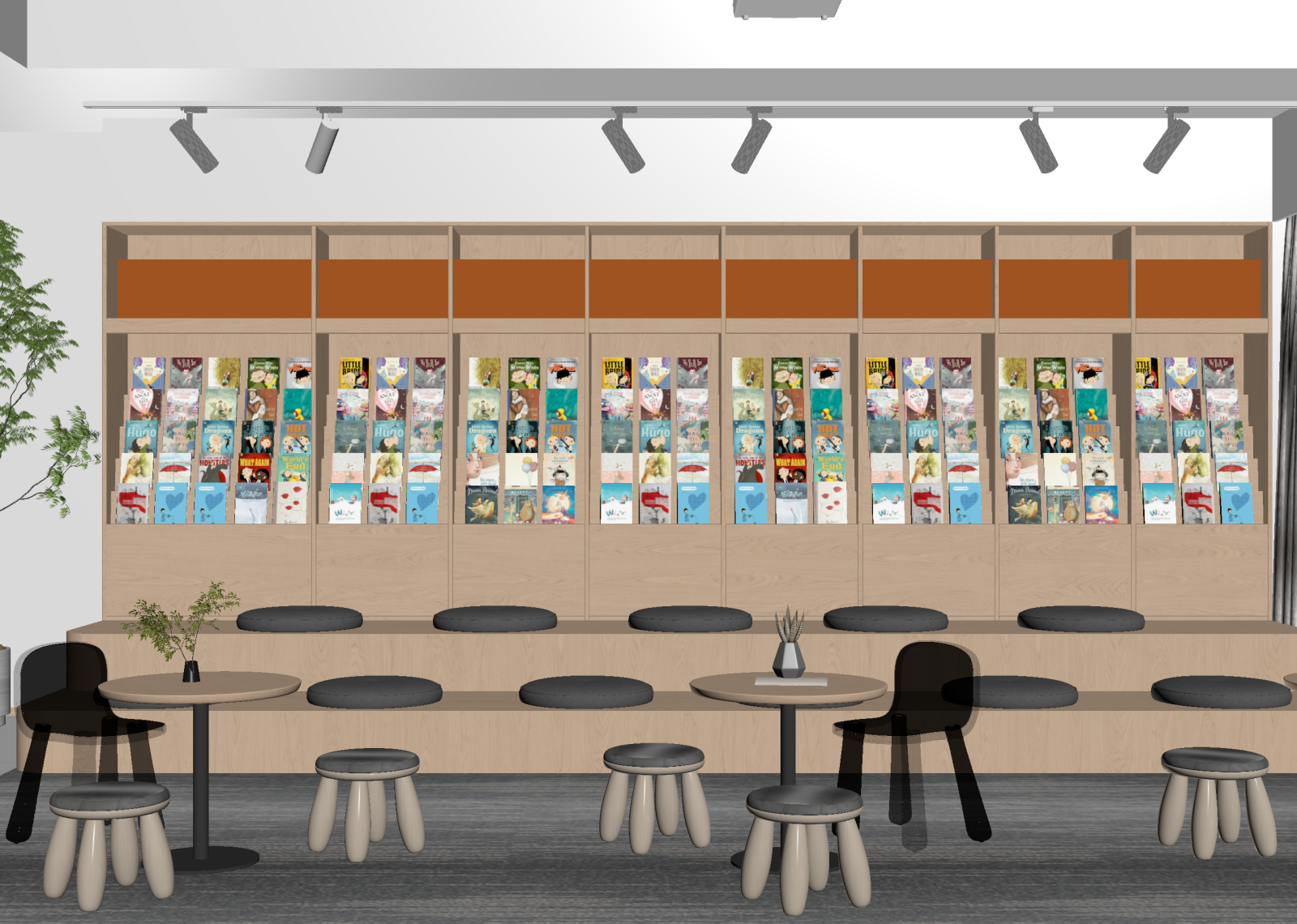 现代书店3D模型下载【ID:1215084526】