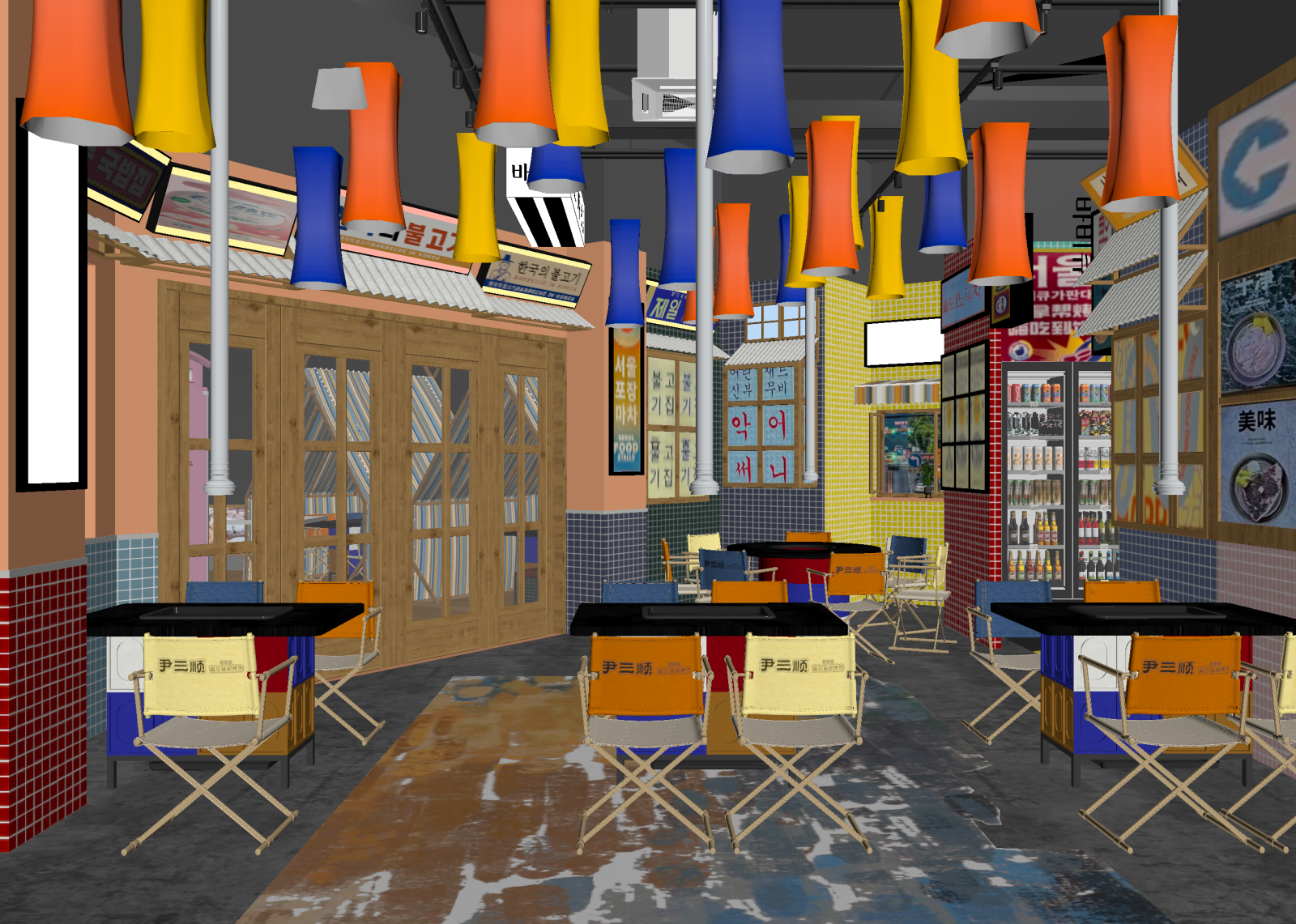 现代快餐店3D模型下载【ID:1214404488】