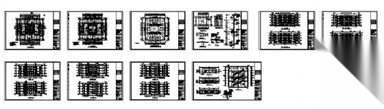 某四层宿舍楼建筑施工图cad施工图下载【ID:149866177】
