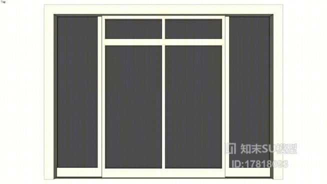 双开门SU模型下载【ID:117863977】