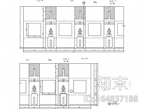 [浙江]历史文物博物馆陈列设计CAD竣工图（含节能表）cad施工图下载【ID:164837188】