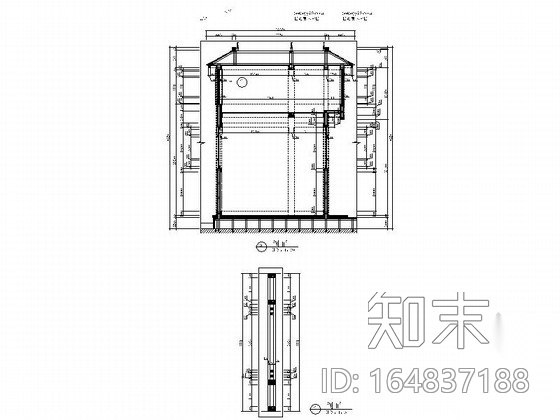 [浙江]历史文物博物馆陈列设计CAD竣工图（含节能表）cad施工图下载【ID:164837188】