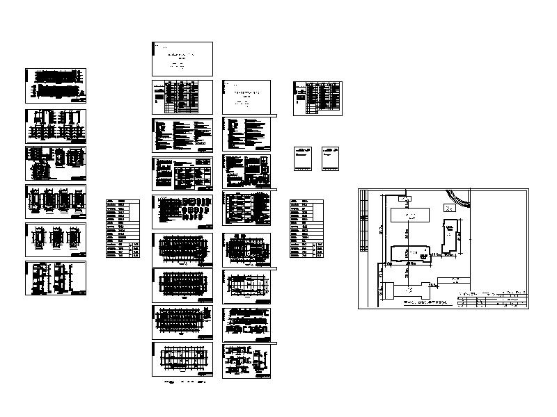 [宁夏]市级现代风格中学宿舍楼及食堂施工图cad施工图下载【ID:165931178】