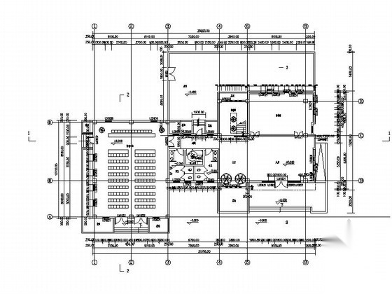 [云南]两层社区活动中心建筑施工图cad施工图下载【ID:160732185】