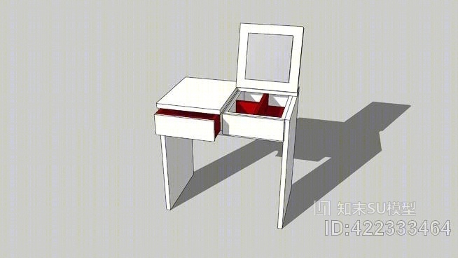 布雷姆斯梳妆台SU模型下载【ID:422333464】