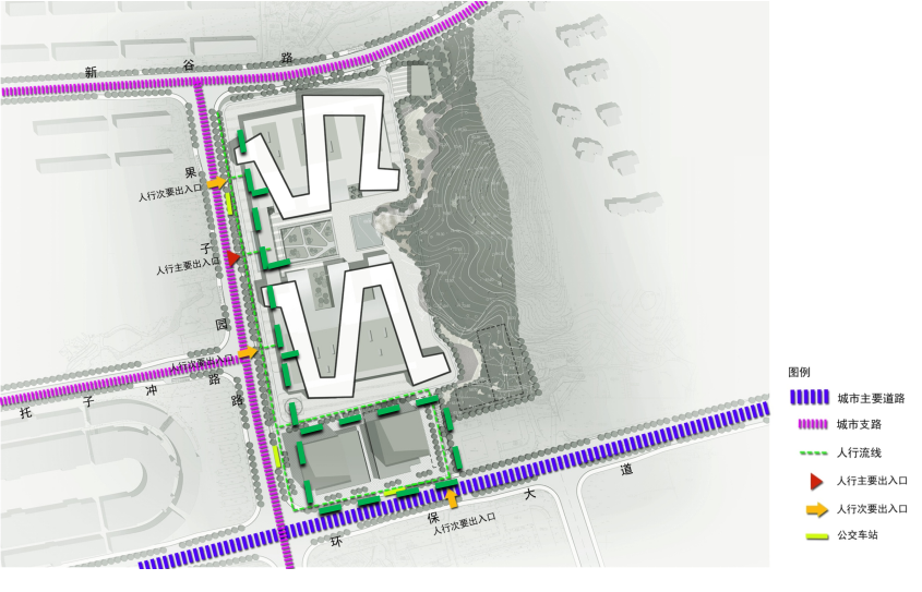 湘雅五医院建筑设计方案文本+CADcad施工图下载【ID:151579131】