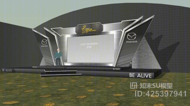 马自达2016年期SU模型下载【ID:425397941】