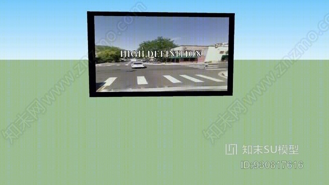 液晶电视SU模型下载【ID:930817616】
