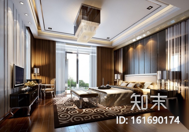 [长沙]高端私人豪宅设计CAD施工图（含效果图）cad施工图下载【ID:161690174】