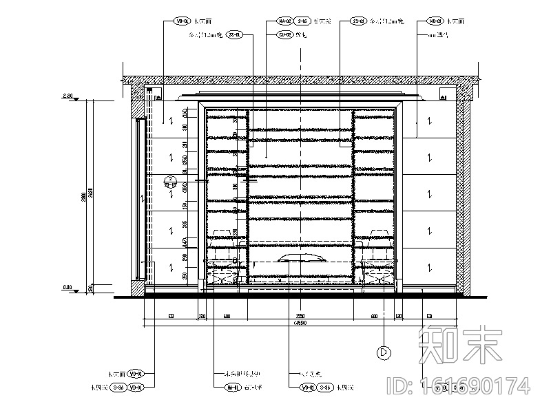 [长沙]高端私人豪宅设计CAD施工图（含效果图）cad施工图下载【ID:161690174】