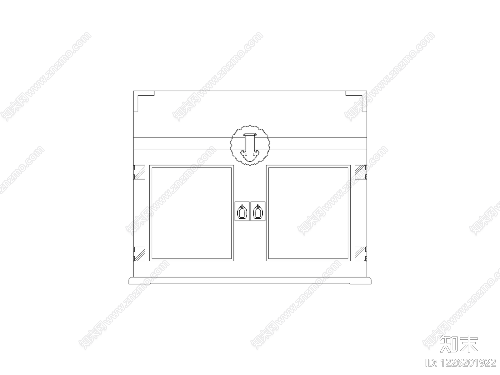 柜子cad施工图下载【ID:1226201922】