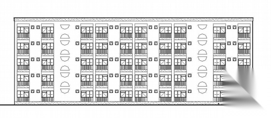 某五层框架结构民工宿舍楼建筑结构水电施工图cad施工图下载【ID:165154174】