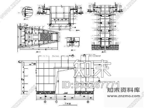 图块/节点大厅乳化玻璃挂墙详图施工图下载【ID:832267771】