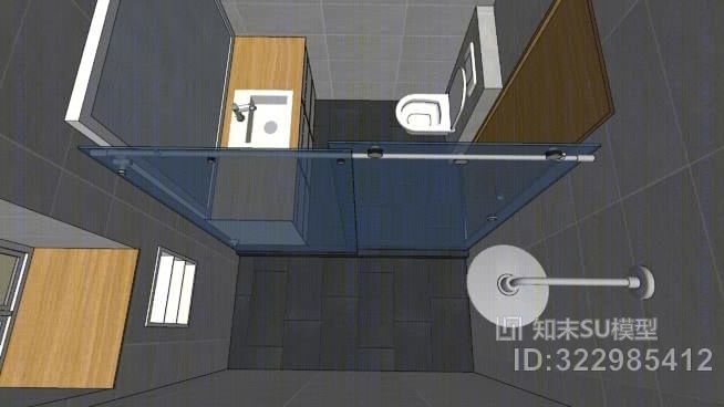 Melkior——现代浴室02SU模型下载【ID:322985412】