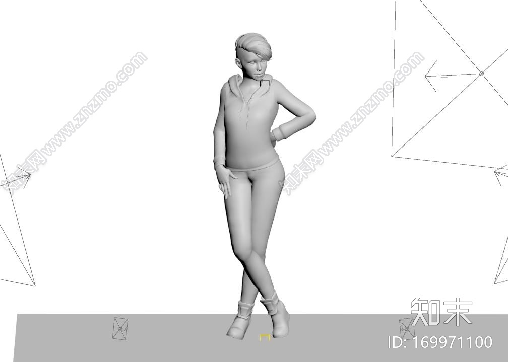 游戏主角CG模型下载【ID:169971100】