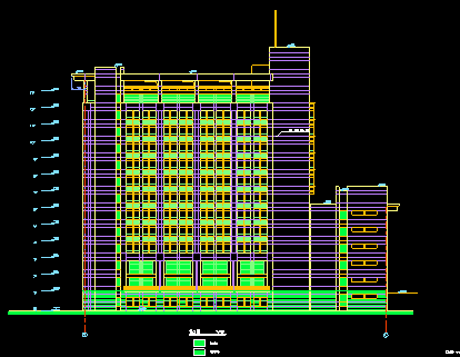 济南大学--综合办公楼建筑施工图施工图下载【ID:151561106】