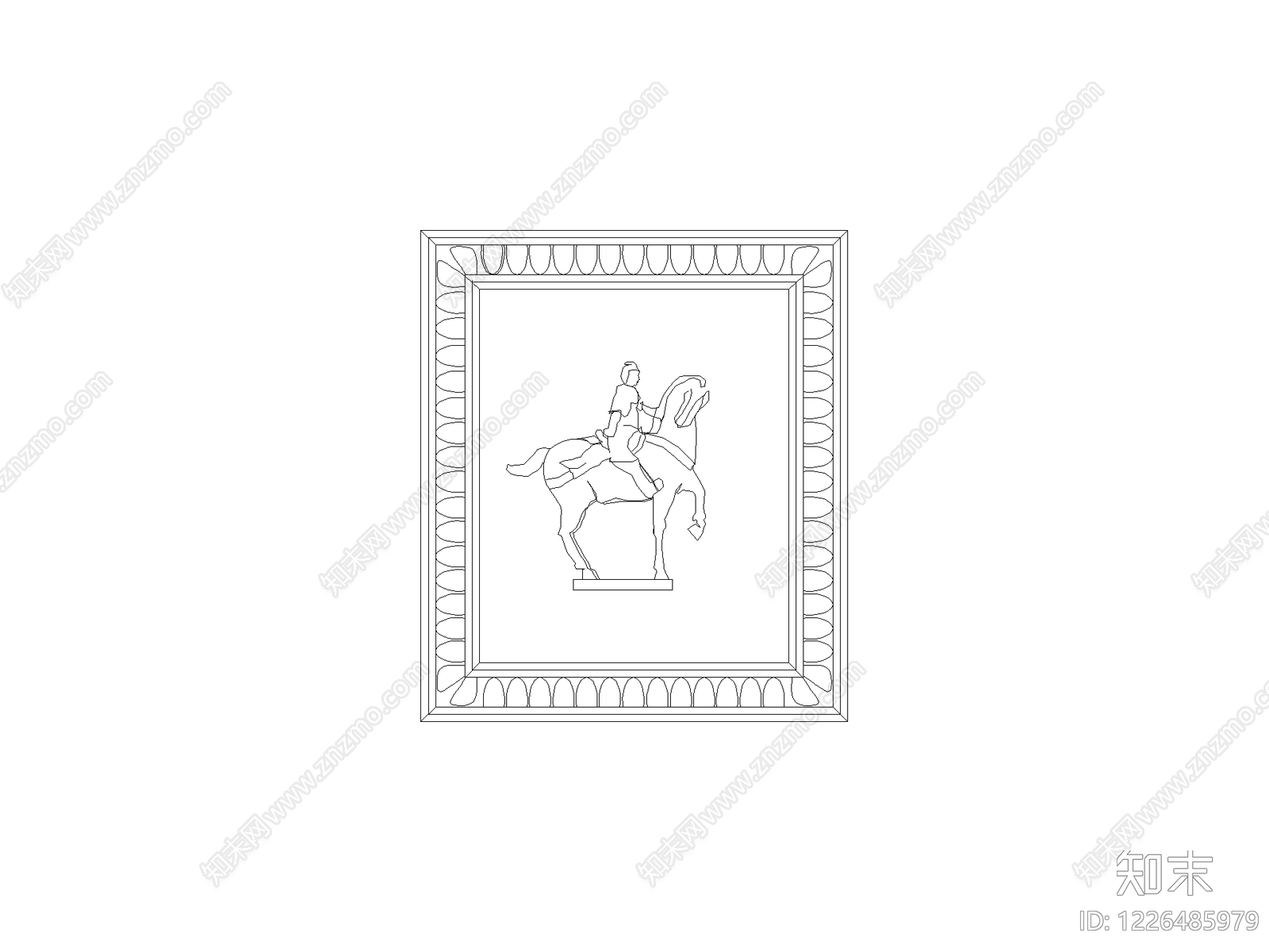 挂画CAD图纸