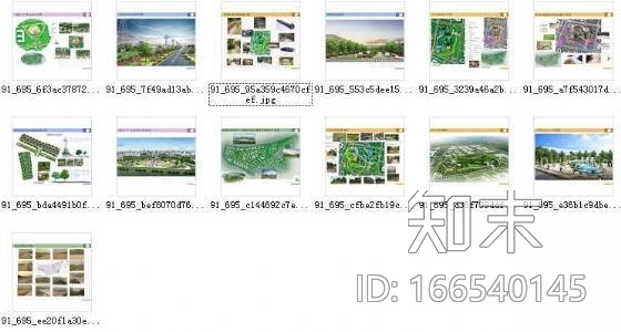 观澜高新技术产业园区景观规划方案cad施工图下载【ID:166540145】