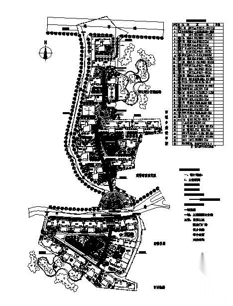 某小区景观设计方案CAD图纸cad施工图下载【ID:161062183】