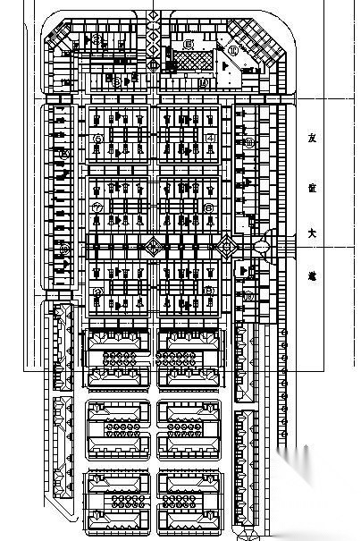 某底层为商业的小区施工图施工图下载【ID:161101143】