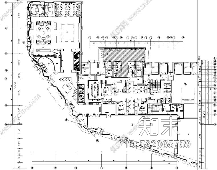 上海海珀黄浦售楼处设计施工图附效果图cad施工图下载【ID:532065759】