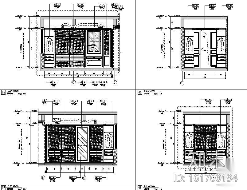 不在巴黎的浪漫|熊猫小镇T3别墅设计施工图（附效果图）cad施工图下载【ID:161700194】