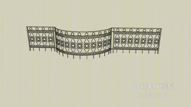 栅栏SU模型下载【ID:317882522】