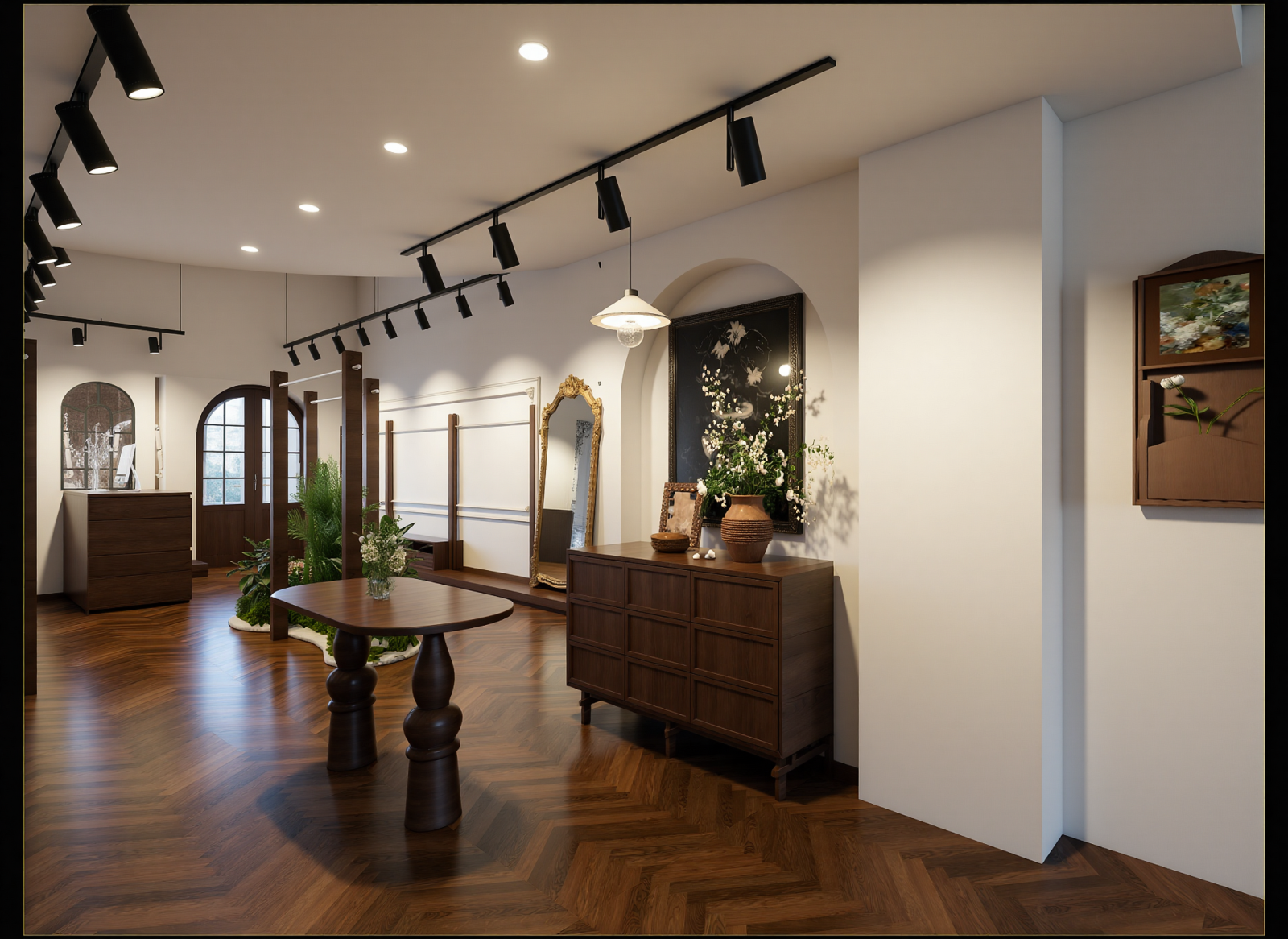 法式家具展厅3D模型下载【ID:1215048321】