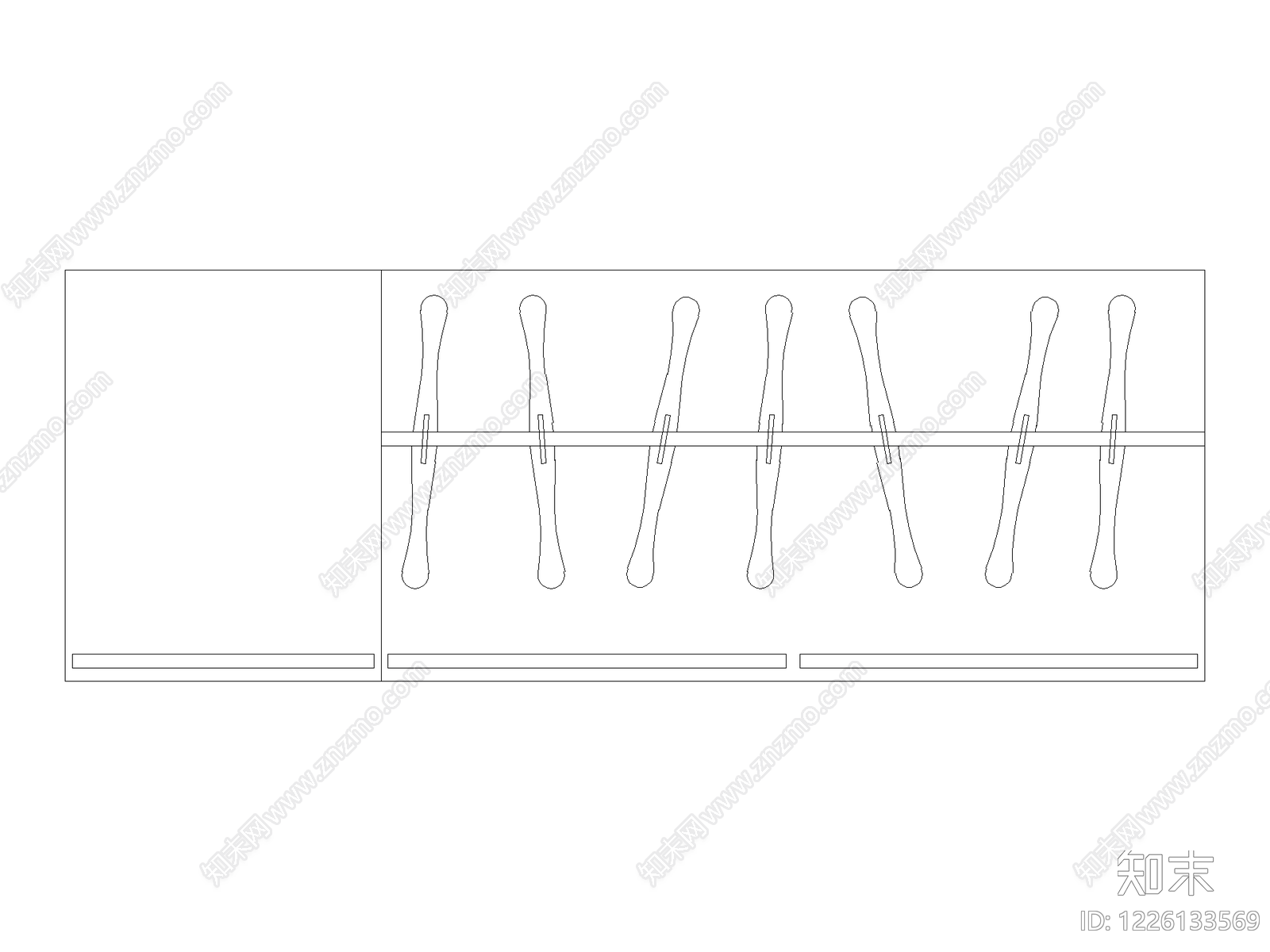 柜子cad施工图下载【ID:1226133569】