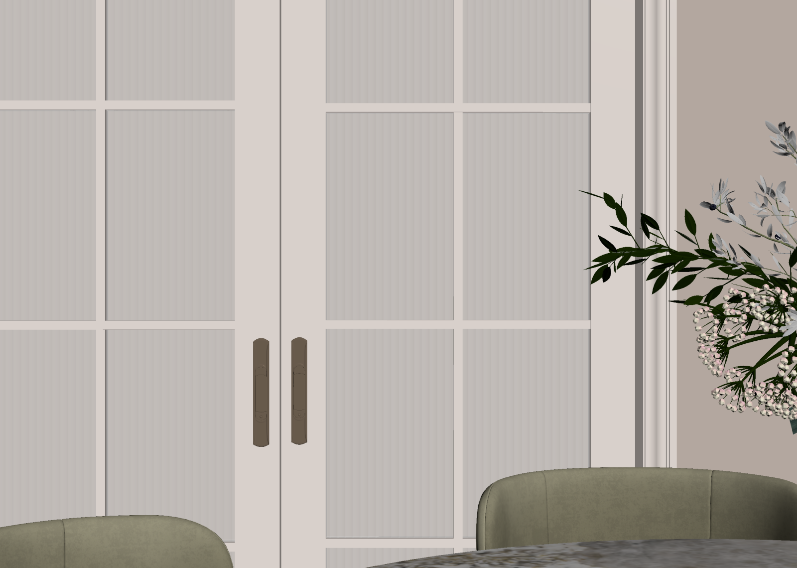 法式家居餐厅3D模型下载【ID:1214763669】