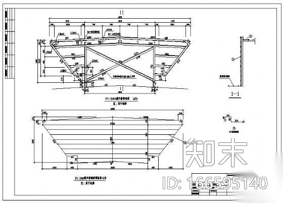 PS-3000型天窗结构详图施工图下载【ID:166595140】
