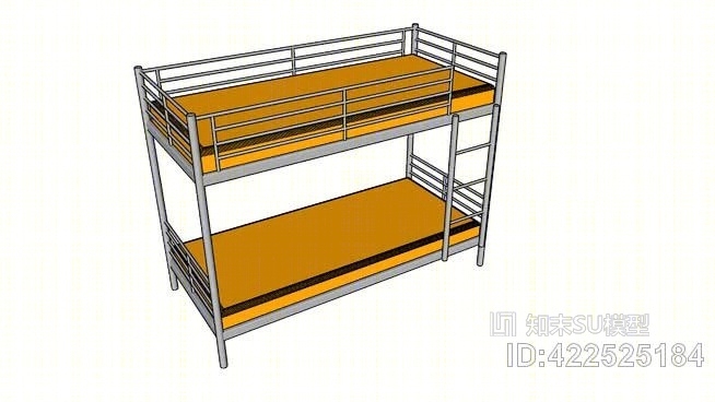 双层床SU模型下载【ID:422525184】