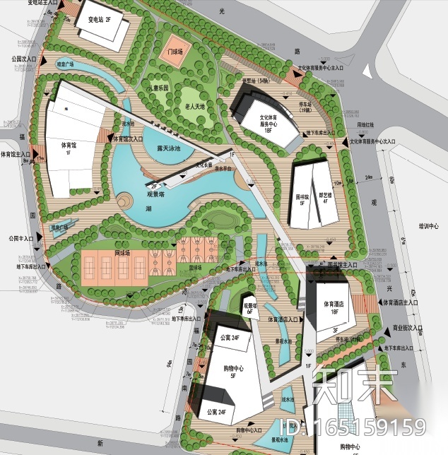 观澜文化体育公园概念规划设计方案施工图下载【ID:165159159】