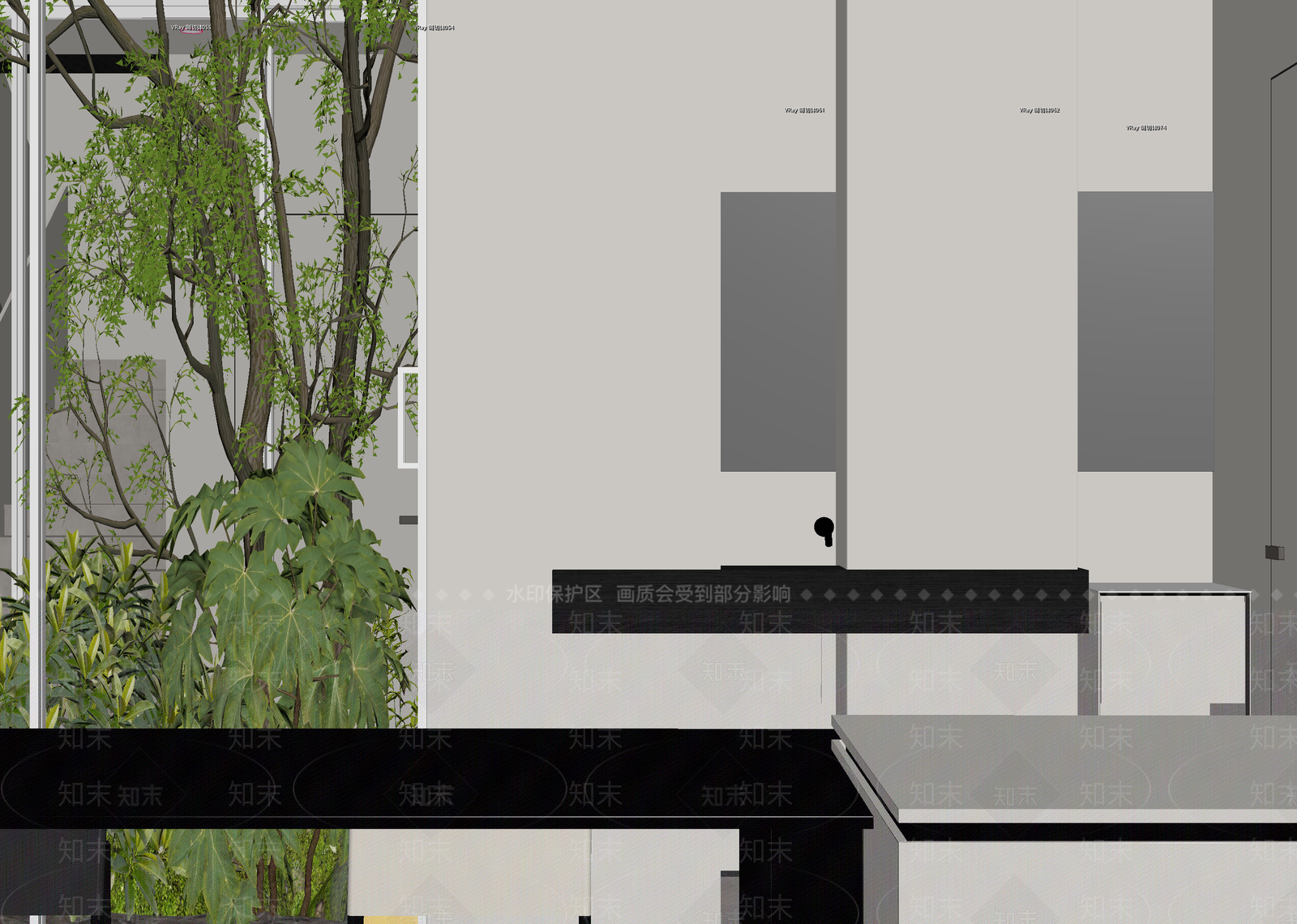 极简其他办公空间3D模型下载【ID:1215133561】