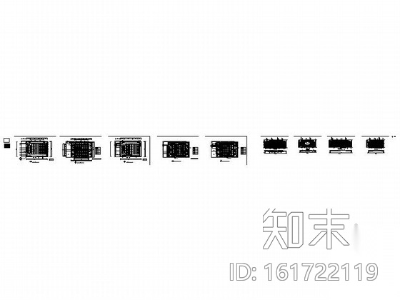 [广东]某市委办公楼视频会议厅装修图cad施工图下载【ID:161722119】