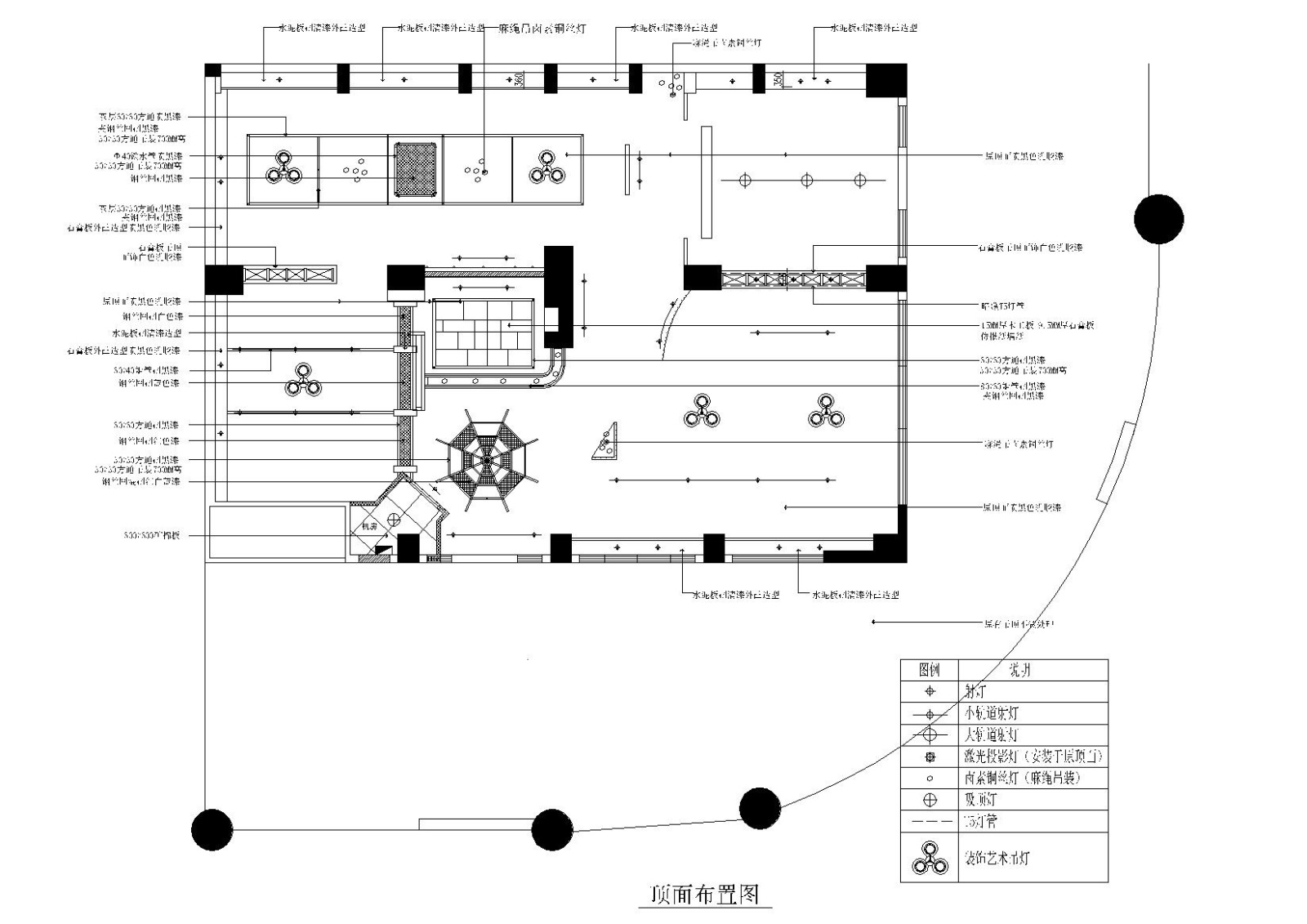 工业化LOFT风格网吧网咖施工图_附效果图cad施工图下载【ID:160710170】