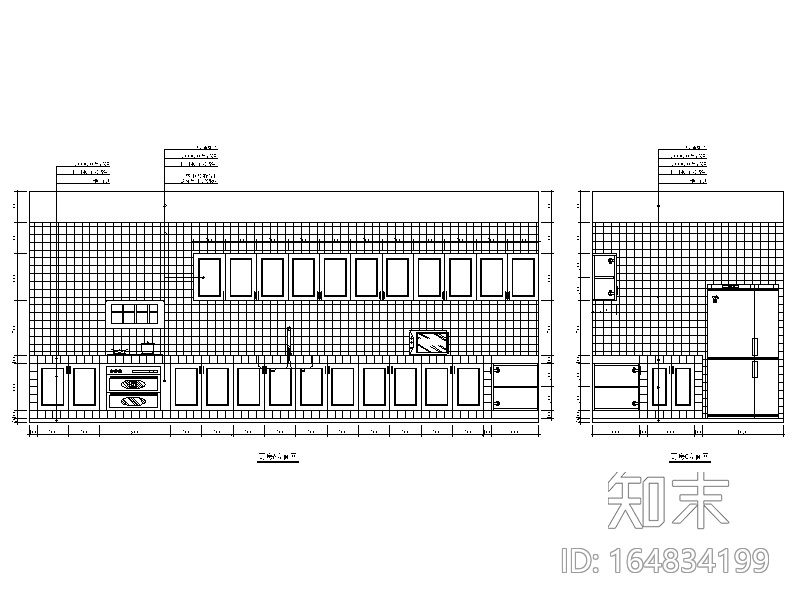 [湖南]简欧风格别墅设计CAD施工图（含效果图）cad施工图下载【ID:164834199】