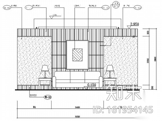 [成都]四星级豪华酒店中餐包间装修施工图cad施工图下载【ID:161954145】