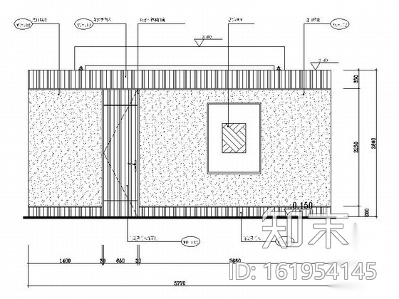 [成都]四星级豪华酒店中餐包间装修施工图cad施工图下载【ID:161954145】